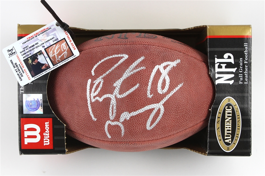 1998-2011 Peyton Manning Indianapolis Colts Signed ONFL Tagliabue Football (JSA)