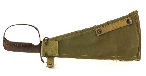 1942 WW2 Marine LC-14-B Rapier Knife w/ Zip Up Sheath, Manuals & Sharpening Stone 