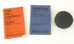 1942 WW2 Marine LC-14-B Rapier Knife w/ Zip Up Sheath, Manuals & Sharpening Stone 