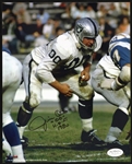 1960-1974 Jim Otto Oakland Raiders Signed 8"x 10" Photo *JSA*