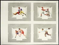 1940s Boxing Proof 43”x55” Poster 