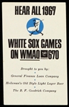 1967 Chicago White Sox WMAQ Radio Game Schedule