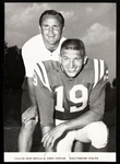 1965 Johnny Unitas and Don Shula Baltimore Colts 5"x 7" B&W Photo 