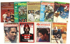 1969-94 OJ Simpson Buffalo Bills Magazine Collection - Lot of 9