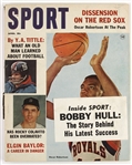 1964 (April) Sport Magazine w/ Oscar Robertson, Rocky Colavito & YA Tittle on Cover