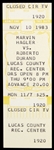 1980s-1990s Hagler vs Durand Ticket and Sugar Ray Leonard vs Terry Norris Madison Square Garden Flyer 