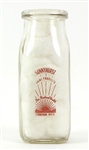 1950-60s Rocky Marciano Sunnyhurst Dairy Milk 5” Glass