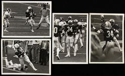 1982-1986 Bo Jackson Auburn University 5"x 7" B&W Photos (Lot of 4)