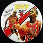 1988 Michael Jordan Chicago Bulls MVP 6" Pinback Button