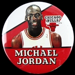 1988 Michael Jordan Chicago Bulls 3" Pinback Button