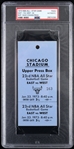 1973 NBA All-Star Game East vs. West Chicago Stadium Press Pass (PSA/DNA Slabbed)