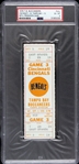 1976 Cincinnati Bengals vs. Tampa Bay Buccaneers Game 3 Full Ticket (PSA/DNA Slabbed)