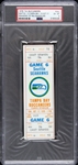 1976 Seattle Seahawks vs. Tampa Bay Buccaneers Game 6 Full Ticket (PSA/DNA Slabbed)