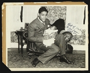 1937-1949 Joe Louis & Family 8"x 10" Mounted B&W Photos  