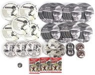 2010-2011 MEARS Online Auctions 1" to 4" Pinback Buttons (Lot of 32) $350+ Retail Value!