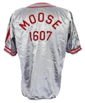 1940's Moose 1607 Game Worn Marshall Gamemaster Satin Baseball Uniform w/ Jersey & Pants (MEARS LOA)