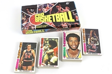 1976-77 Topps Basketball Trading Cards Complete Set of 144 w/ Julius Erving, Pete Maravich, Kareem Abdul Jabbar & More 