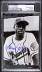 1950-52 Sam Jethroe Boston Braves Signed 3"x 5" Photo (PSA/DNA Slabbed)