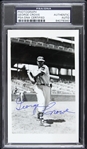 1952-1955 George Crowe Boston Braves Signed 3"x 5" Photo (PSA/DNA Slabbed)