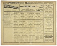 1931 American League Official Baseball Score Card