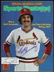 1980 Keith Hernandez St. Louis Cardinals Signed Sports Illustrated (JSA)
