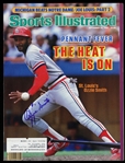 1985 Ozzie Smith St. Louis Cardinals Signed Sports Illustrated (JSA)