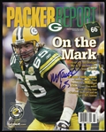 2008 Mark Tauscher Green Bay Packers Signed Packer Report (JSA)