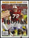 2006 Joe Thomas Wisconsin Badgers Signed Inside Wisconsin Sports (JSA)