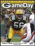 2004 Green Bay Packers vs New Orleans Saints Game Day Program 