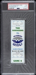 1975 The Hawaiians vs San Antonio Wings WFL Full Ticket (PSA/DNA Slabbed)
