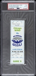 1975 Chicago Wind vs San Antonio Wings WFL Phantom Full Ticket (PSA/DNA Slabbed)
