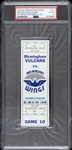 1975 Birmingham Vulcans vs San Antonio Wings Phantom WFL Full Ticket (PSA/DNA Slabbed)