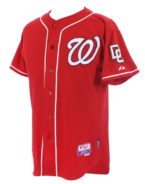 2009 Washington Nationals Game Worn Bat Boy Jersey (MEARS LOA)