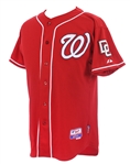 2009 Washington Nationals Game Worn Bat Boy Jersey (MEARS LOA)