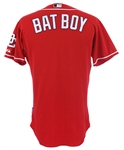 2009 Washington Nationals Game Worn Bat Boy Jersey (MEARS LOA)