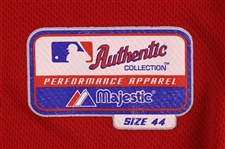 2009 Washington Nationals Game Worn Bat Boy Jersey (MEARS LOA)