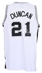 2000s Tim Duncan San Antonio Spurs Signed Jersey (JSA)