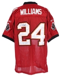 2000s Cadillac Williams Tampa Bay Buccaneers Signed Jersey (JSA)