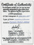 2000's Kareem Abdul Jabbar Los Angeles Lakers Signed Jersey (JSA)