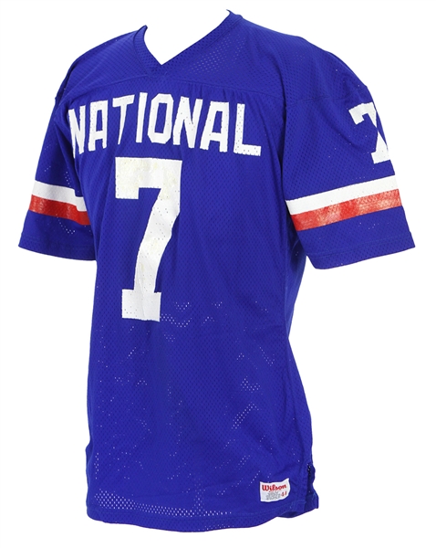 1982-87 Don Majkowski style Green Bay Packers #7 NFC Pro Bowl Jersey (MEARS LOA) "Not Worn by Majik"