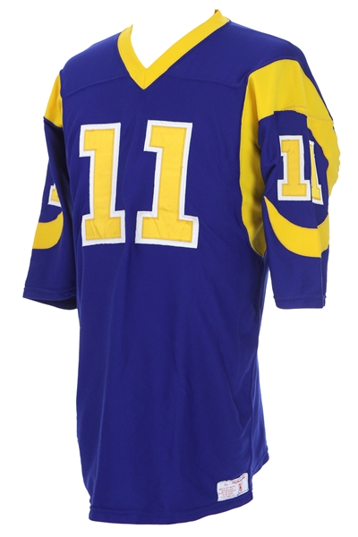 1973 James Harris Los Angeles Rams Preseason Home Jersey (MEARS LOA) Rare Style