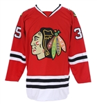 2000's Tony Esposito Chicago Blackhawks Signed & Inscribed Jersey (Beckett)