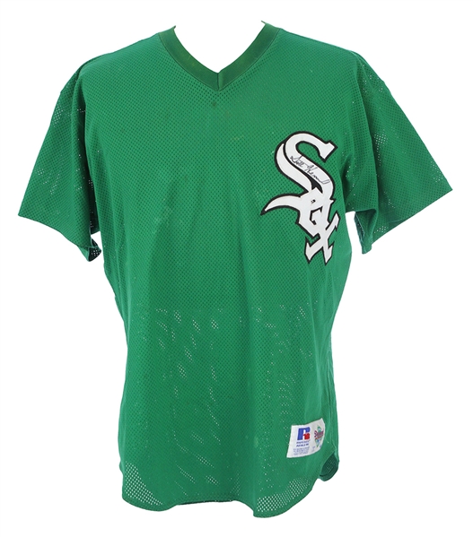 1992 Scott Hemond Chicago White Sox Signed St. Patricks Day Jersey (MEARS LOA/JSA)