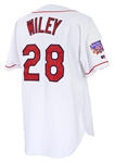 1997 Mark Wiley Cleveland Indians Game Worn Home Jersey (MEARS LOA)