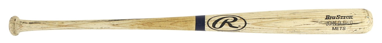 1998 John Olerud New York Mets Rawlings Adirondack Professional Model Game Used Bat (MEARS LOA)