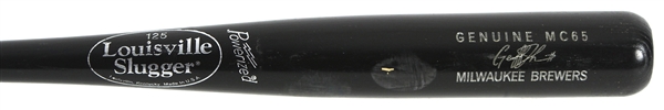 2003-07 Geoff Jenkins Milwaukee Brewers Louisville Slugger Professional Model Game Used Bat (MEARS LOA)