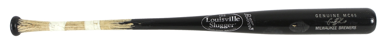 2003-07 Geoff Jenkins Milwaukee Brewers Louisville Slugger Professional Model Game Used Bat (MEARS LOA)