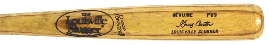 1983-85 Gary Carter Expos/Mets Louisville Slugger Professional Model Game Used Bat (MEARS A9.5)