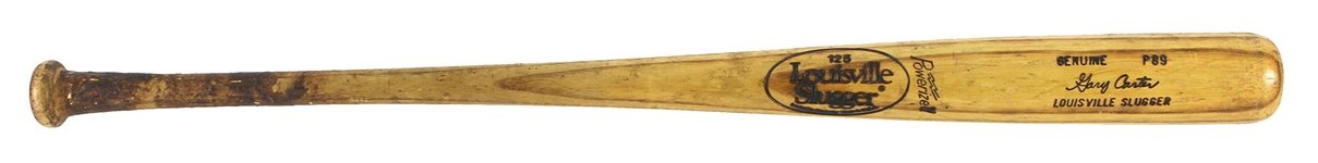 1983-85 Gary Carter Expos/Mets Louisville Slugger Professional Model Game Used Bat (MEARS A9.5)