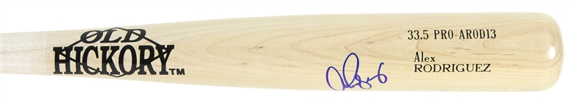 2010s Alex Rodriguez New York Yankees Signed Old Hickory Professional Model Bat (MEARS LOA/JSA)